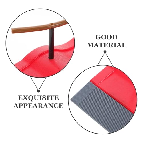 Fingerboard Obstacles Mini Skateboards Smooth Surface Plastic Skate Park Accessories with Fingerboard Wheels and Complete Tool Kit(B1) - color: B1