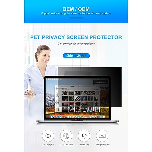 Magnetic Privacy Screen, 11.6-27 Inch Removable Laptop Privacy Filter, Anti-Glare (19inch/41x25.6CM) - size: 19inch/41x25.6CM