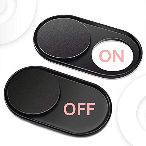 Metal Webcam Cover Slide, Shutter Magnet Slider Camera Cover for Web Cam iPhone PC Laptops Tablet Phone Lens Protect Privacy Sticker (Rose gold-2pcs) - size: Rose gold-2pcs