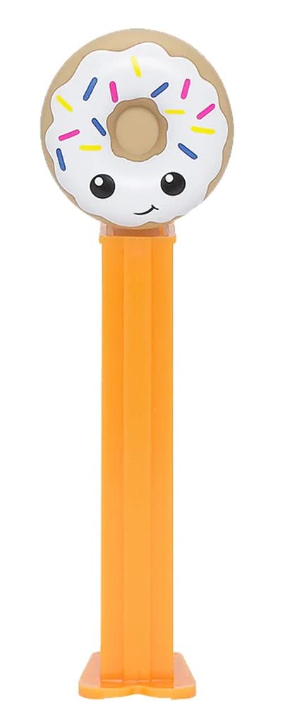 PEZ Donut Candy Dispenser - Donut Pez Dispenser | Pez Candy Dispenser with Candy Refills | Donut Party Favor, Grab Bags