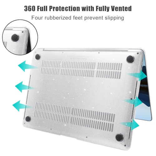 for with MacBook Pro 14 inch Case 2026-2021 M5 M4 M3 M2 M1 Pro/Max A3426 A3427 A3434 A3112 A3401 A2918 A2992 A2779 A2442, Hard Shell with Keyboard Cover+Protective Film, Cherry Bow - color: Cherry Bow