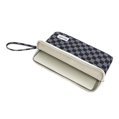Canvaslife Laptop Sleeve Case Cover with Pocket for MacBook Pro 14 inch and 14 inch-14.4 inch HP, Lenovo, Dell, ASUS, Acer Notebook Computer (Black Checker) - color: New Black Checker, size: 14 inch / 14.0 inch
