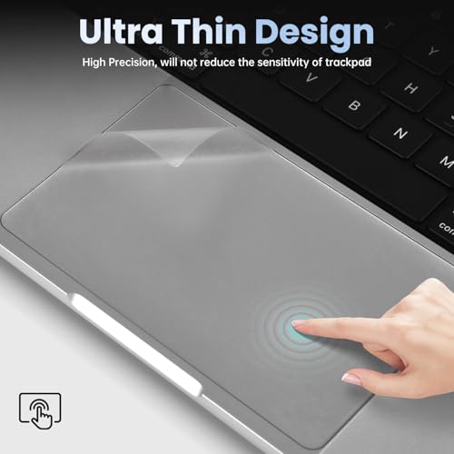 Palm Rest Cover Compatible with 2025 2024 MacBook Air 15" M4 M3 Chip A3241 A3114 Trackpad Protector Skin for Apple MacBook Air 15.3 Inch M4 M3 A3114 Touchpad Cover Trackpad Protector, Clear - size: 2024+ MacBook Air 15.3" M4 M3(Clear)