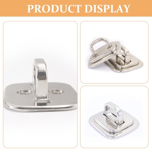 2pcs Laptop Security Lock Anchors with Zinc Alloy Fixed Base, Anti-Theft Solution for Notebooks and Laptops, Silver Desk Mount Anchor for Study and Travel