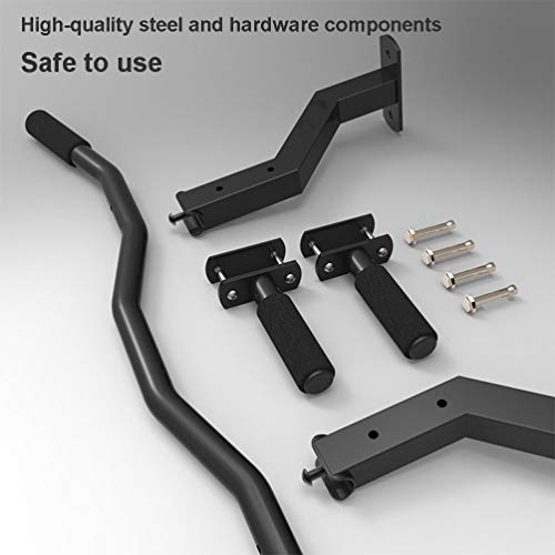 Pull-Up Bars Wall-Mounted Horizontal Bar, Steel Chin Bar, Ceiling Suspension Bar with Swing, Multifunctional Sports Fitness Equipment, Load 250Kg