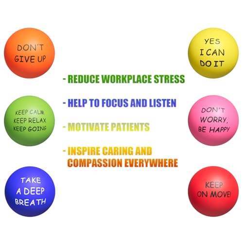 KDG Motivational Stress Balls(20 Pack) for Kids and Adults,Stress Relief Ball with Quetos to Rrelieve Anxiety and Manage Anger - color: 20 Pack