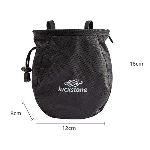 Climbing Chalk Bag Storage Pouch with Belt Accessories Equipment Refillable Packaging Chalk Carrier Bag for Fitness Poles Dancing Training