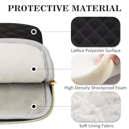Laptop Sleeve Case Bag 15.6 Inch Polyester Lightweight with Handle Compatible with 16 inch MacBook Pro M1 M2 Pro/Max 15.6 inch Acer ASUS Dell HP Thinkpad Chromebook Gaming Laptop, Black - color: Black, size: 15.6"-16"