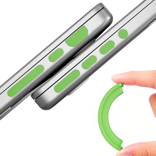 ProElife 21-Pcs Anti Dust Dirt Plug for MacBook Pro 14 16 M5 M4, Green | Protective Laptop Silicone Anti Dirt Protective Cover, Durable & Reusable, Custom Fit Design, Easy to Apply and Clean - color: Green