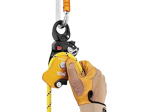 Petzl, PRO Traxion, Progress Capture Pulley with Swivel, Yellow
