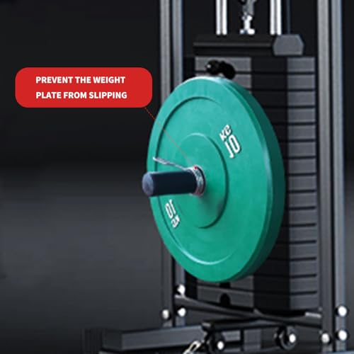 Weight Stack Pin with Spring Clip Collar Weight Stack Extender Pin for Cable Machines and Functional Trainers Commercial Home Gym (Dia:10mm Length: 80mm) - size: Dia:10mm Length: 80mm