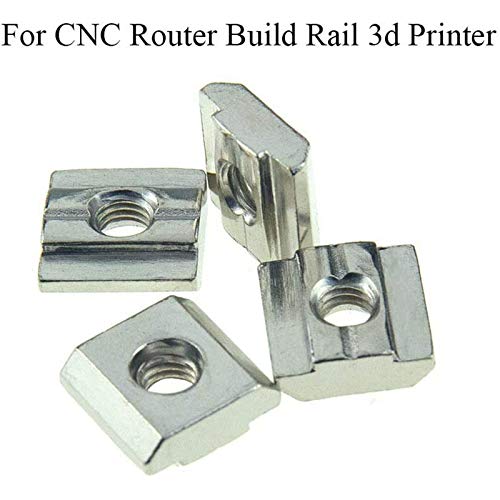 30pcs 3030 Series Sliding T Nuts Metric M4 Thread Slide in Hammer Head T-Nut for Standard 8mm T-Slot Aluminum Extrusion Profile （3030 Series M4） - size: 3030 Series M4