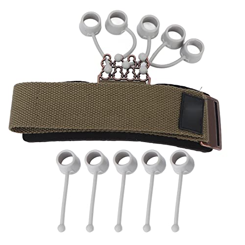 ZJchao Adjustable Silicone Finger Exerciser Hand Grip Strengthener for Exercise Training Rock Climbing Tennis Baseball Guitar Piano Drummer - size: 20lb