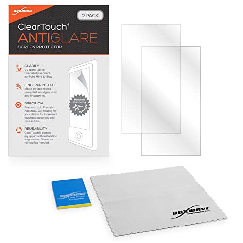 BoxWave Screen Protector Compatible with XPG Intel i7-9750H (15.6 in) - ClearTouch Anti-Glare (2-Pack), Anti-Fingerprint Matte Film Skin