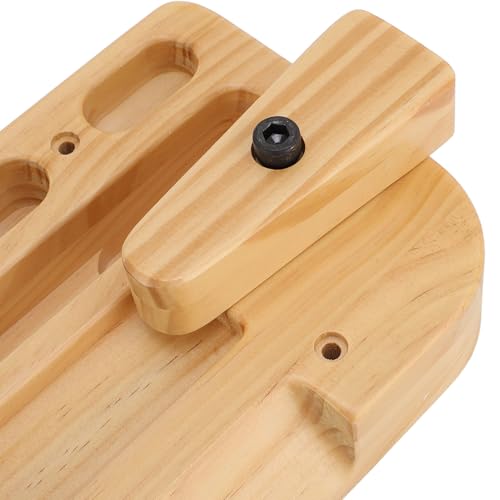 Solid Wood Training Hang Board Enhanced Strength Exercise Compact Climbing Finger Board Home Gym Outdoor