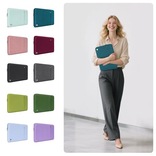 DOMISO 17 inch Laptop Sleeve Case Notebook Bag Protective Carrying Handbag for 17.3" Notebook/Dell Inspiron/MSI GS73VR Stealth Pro/IdeaPad 300 320 321/HP Envy/LG Gram 17"/ASUS ROG Strix GL702VS, Teal - color: Teal, size: 17 inch