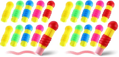 Outus 10 Pieces Railroad Chalk Holder Plastic Adjustable Chalk Clip for Teachers Students Back to School Office Classroom - size: 10 Count (Pack of 2)