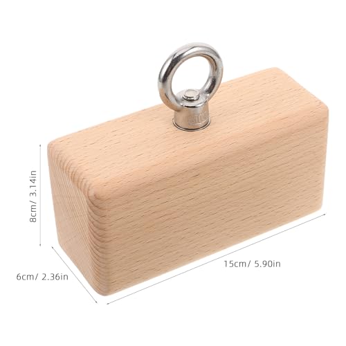 Operitacx Wooden Grip Strength Trainer for Rock Climbing and Bouldering, Ergonomic Block Design Detachable Feature, Portable Finger Strength Training Device for Climbers and Advanced