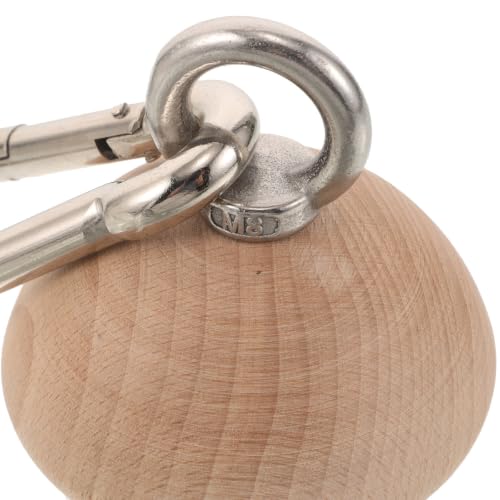 Wooden Grip Strength Trainer Half Sphere for Finger Exercise with Slip Resistant Surface Ergonomic Design Muscle Training Gear for Home and Outdoors