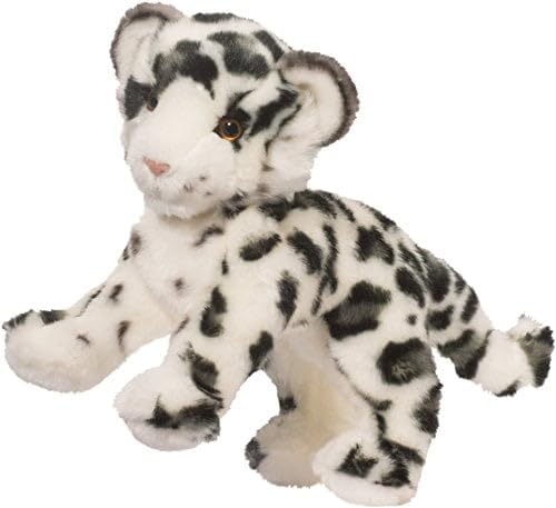 Douglas Irbis Snow Leopard Cub Plush Stuffed Animal | 14-Inch Long
