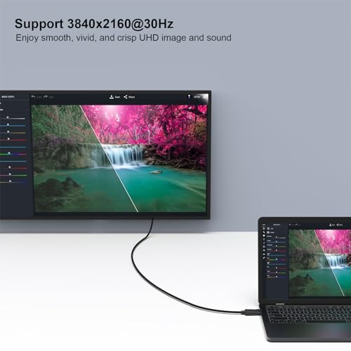 4K DisplayPort to HDMI 6 Feet Cable 5 Pack, Uni-Directional DP 1.2 Computer to HDMI 1.4 Screen Cable Compatible with HP, ThinkPad, AMD, NVIDIA, Desktop - color: 5 PACK, size: 6 ft