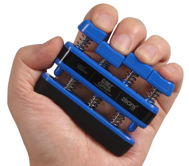 GM2 Grip Exerciser, Hand Exerciser, Finger Exerciser. 9lb(Black) 7lb(Red) 5lb(Blue) - color: Blue