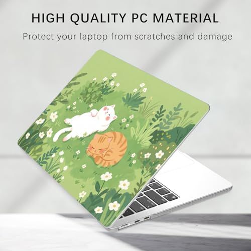 Compatible with MacBook Pro 13 inch Case Cute Cat Flower | M2 2025, 2024-2016 A2338 M1 A2251 A2289 A2159 A1989 A1708 A1706 | Kitten Protective Hard Shell Matte Cover for Mac Pro 13 - color: Cat G, size: MacBook Pro 13 inch