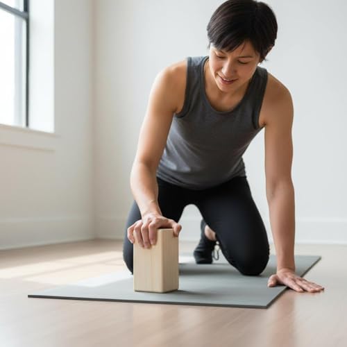 harayaa Climbing Training Board Exercise Block Solid Wood Strength Compact Ergonomic Fitness Gripper Lightweight Versatile Athletic Training Accessory Suitable for Home Gym Travel
