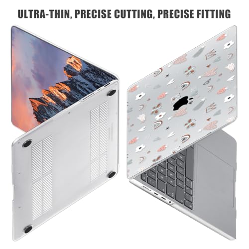 for with MacBook Pro 14 inch Case 2026-2021 M5 M4 M3 M2 M1 Pro/Max A3426 A3427 A3434 A3112 A3401 A2918 A2992 A2779 A2442, Hard Shell with Keyboard Cover+Protective Film, Cute ﻿ - color: Cute