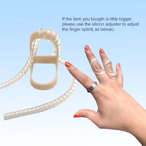 Oval Finger Splint 6 pcs, Finger Splints for Arthritis, Mallet Finger, Trigger Finger Splint, hypermobility(EDS) finger For Thumb/Middle,/Index/Pinky or Ring Finger(size 9,10 each 3pcs) - size: size 9,10 each 3 pcs