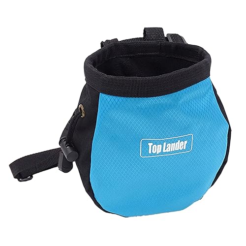 Rock Climbing Chalk Bag Outdoor Bouldering Magnesia Pouch Drawstring Closure Nonslip Magnesia Powder Hiking and Camping Accessories Portable Chalk Bucket