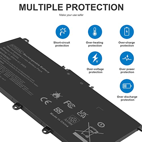 HT03XL L11119-855 Battery for HP Pavilion 14-CE 14-CF 14-DF 14-DQ 14-DK 14M-DH 15-CS 15-DA 15-DB 15-DW 15-DY 17-by 17-CA,15-DA0014DX 15-CS0053CL HSTNN-UB7J HSTNN-DB8R HT03041XL L11421-542 L11421-2C2 - size: 7.32*3.54*0.24inch