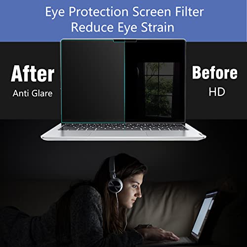 KEANBOLL 2-Pack 17" Blue Light Blocking & Anti-Glare Screen Protector | Universal Fit for HP, Dell, Asus, Samsung, Lenovo, Acer Chromebooks & 16:9 Laptops (Eye Comfort +Anti Glare) - size: 17"-16:10 Aspect Ratio