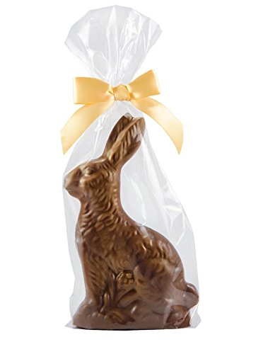 Pops Trading Company Belgian Solid Milk Chocolate 7" Sitting Easter Bunny 12oz
