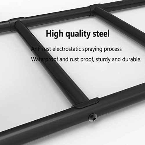 Heavy Wall Mounted Pull-up bar Climbing Frame, Home Gym Ceiling Exercise Training, Horizontal Parallel Bars, Safe and Stable (Color : Black) - color: Black