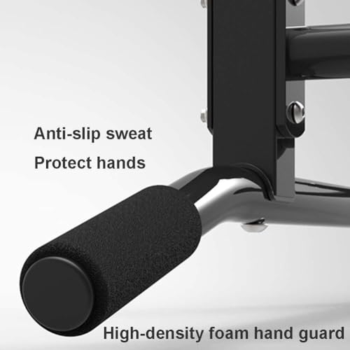 Wall-Mounted Pull-Up Bar With Grip Ball, Heavy-Duty Steel Chin-Up Bar For Climbing & Wrist Training, 250kg