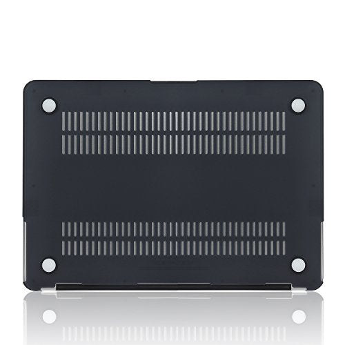 Case for MacBook Air 13-inch Laptop M5 M4 M3 M2 A3449 A3240 A3113 A2681 2026-2022 Release with Touch ID, 3D Effect Matte Black See Through Hard Cover&Keyboard Cover, Great Wave - color: Blue Black