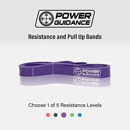 POWER GUIDANCE Pull Up Assist Bands - Heavy Duty Resistance Band, Mobility & Powerlifting Exercise Bands, Perfect for Body Stretching, Powerlifting, Resistance Training