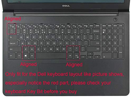 Keyboard Cover Compatible with 15.6" Dell Inspiron 15 3000 5000 7000 Series; 15.6 inch Dell G3 G5 G7 Series; 17.3" Dell Inspiron 17 5000 Series; 17.3" Dell G3 Series (with Numeric Keypad) - Rainbow - color: Rainbow