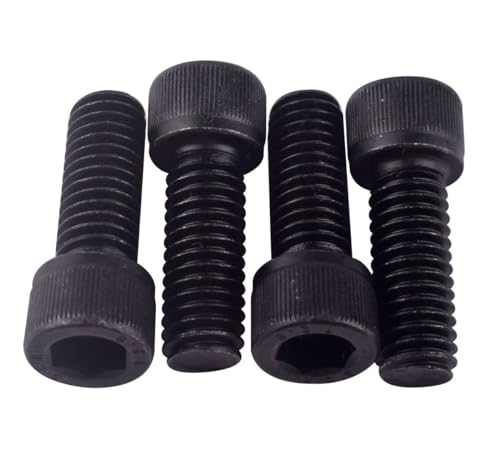 20Pcs 1/4-20 x 1/2" Socket Head Cap Screws Bolts, 12.9 Grade Alloy Steel Black Oxide Finish, Allen Hex Drive, UNC Coarse Full Thread - size: 1/4-20 x 1/2" (20PCS)