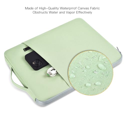Laptop Sleeve Case 17 17.3 Inch with Handle Computer Bag Carrying Case for HP Pavilion 17/ Envy 17/ Dell/IdeaPad ThinkPad/LG Gram/MSI/ASUS Acer, Green - color: Green, size: 17-17.3 Inch