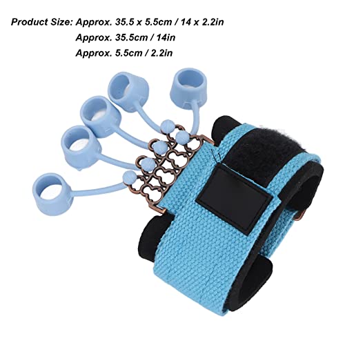 ZJchao Finger Strengthener, Silicone Finger Exerciser with Adjustable Wrist Strap, 6 Resistance Levels for Finger Flexion Extension Training, Hand Grip Strengthener for Rock Climbing, (40lbs) - size: 40 Pound