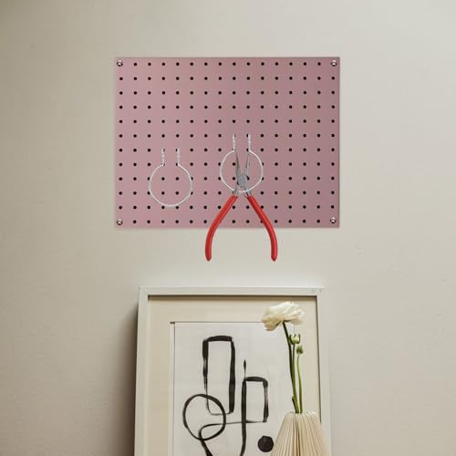 SOLUSTRE 10pcs Silver Iron Pegboard Hooks Metal Hanging Board Organizer Tool Hangers for Garage and Craft Room Storage Accessories