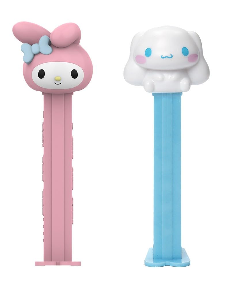 PEZ Hello Kitty Candy Dispenser Gift Set | My Melody and Cinnamoroll Hello-Kitty Dispensers | PEZ Dispensers Gift With Candy Refills | Party Favors