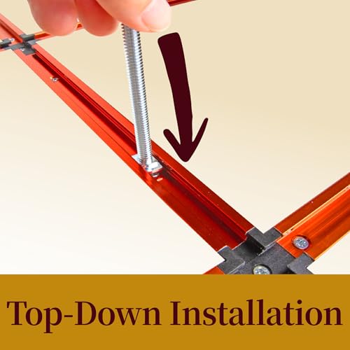 O'SKOOL T-Slot Bolts Drop-in 3-1/2" Length 20PCS, 1/4"-20 Thread, T Track Accessories for Woodworking Jigs and Fixtures,HWR012 - style: 1/4"-20 Threads, 3-1/2" Length, 20Pcs