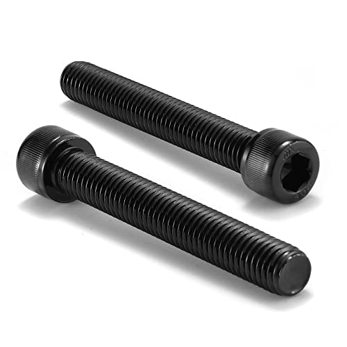 1/4-20 x 4 Inch Socket Head Cap Screws Bolts, 20Pcs 304 Stainless Steel 18-8, Allen Socket Hex Drive, Fully Threaded, Black Oxide by SG TZH(with Hex Spanner) - size: 1/4-20 x 4"