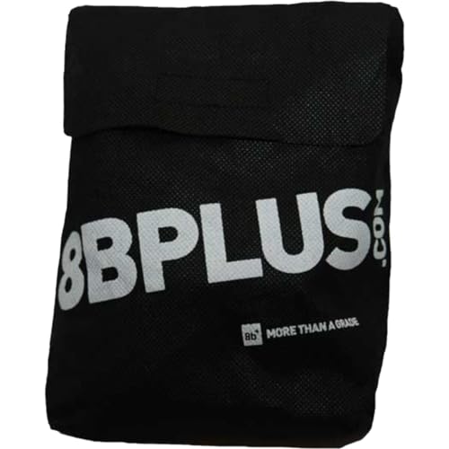 8BPLUS Chalk Bag for Climbing, Bouldering, Belt and Gift Box Included - Wide Mouth - Brush Holder, Left & Right Handed