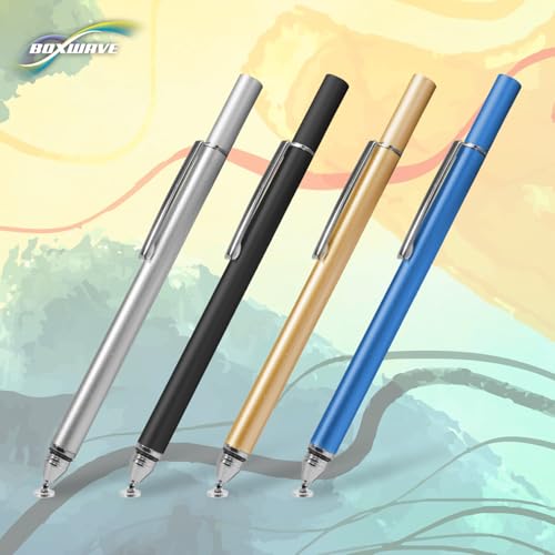 BoxWave Stylus Pen Compatible with Acer Chromebook 317 (CB317-1HT) - FineTouch Capacitive Stylus, Super Precise Stylus Pen - Jet Black
