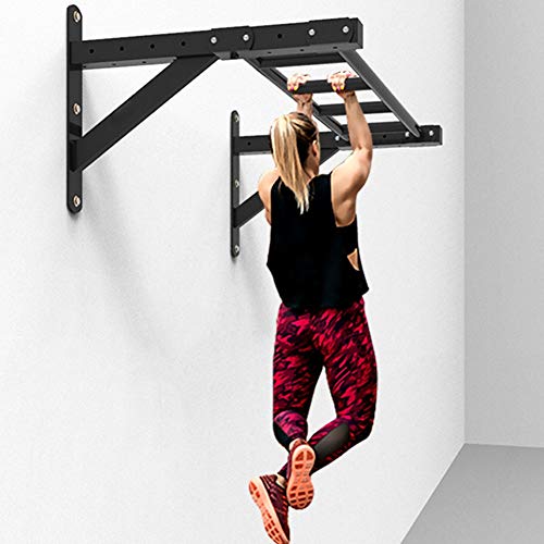 Pull-Up Bars Wall-mounted Chin Up Bar, Steel Horizontal Bar, Adjustable Distance Wall Climbing Frame, 3 Styles, Load 300KG (Size : Style 3) - size: Style 2
