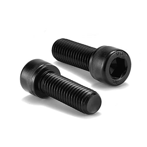 1/4-20 x 1-1/2" Socket Head Cap Screws Bolts, 20Pcs 304 Stainless Steel 18-8, Allen Socket Hex Drive, Full Thread, Black Oxide by SG TZH(with Hex Spanner) - size: 1/4-20 x 1-1/2"